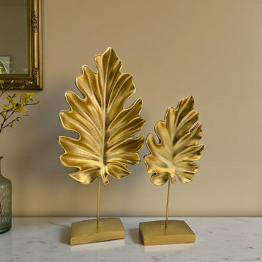 2pcs Bergahornblätter Modern Deko Figur