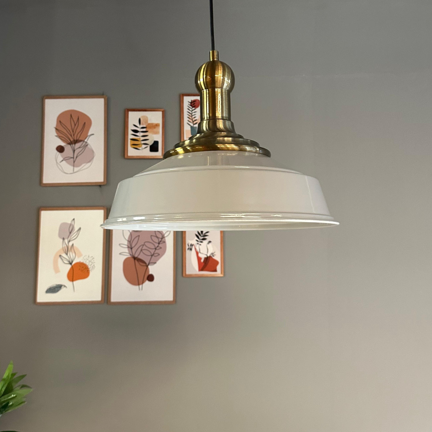 Pendelleuchte Pendelleuchte Carmelo Knob Ø35 cm, Metall Hängelampe