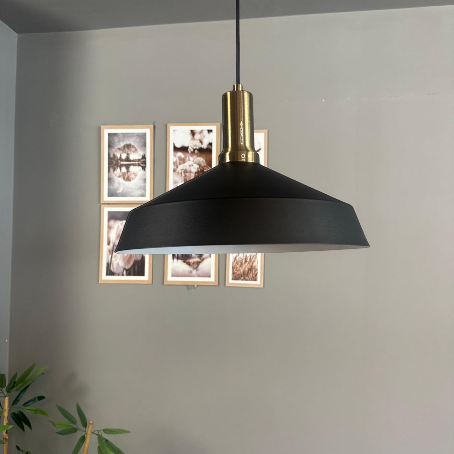 Pendelleuchte Lema Fackel Ø37,5 cm, Metall Hängelampe