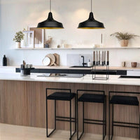 Pendelleuchte Retro Metall Ø41cm, Retro Hängelampe