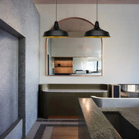 Pendelleuchte Retro Metall Ø41cm, Retro Hängelampe