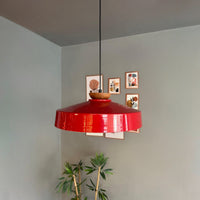 Ace Hängelampe Ø40 cm, Pendelleuchte Vintage, Industrial aus Metall E27