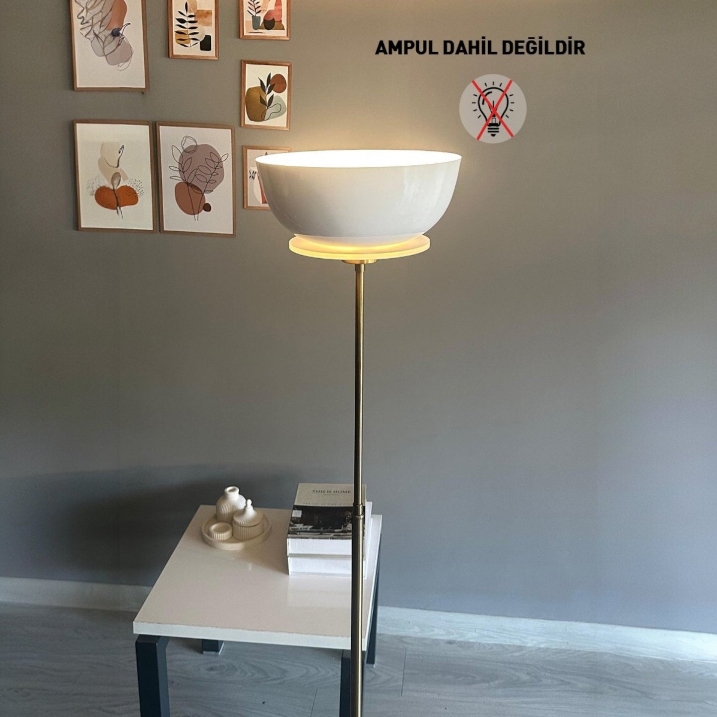 Stehlampe Lunex Bewegender Ufo Kopf Moderne Dekorative Metall Stehlampe