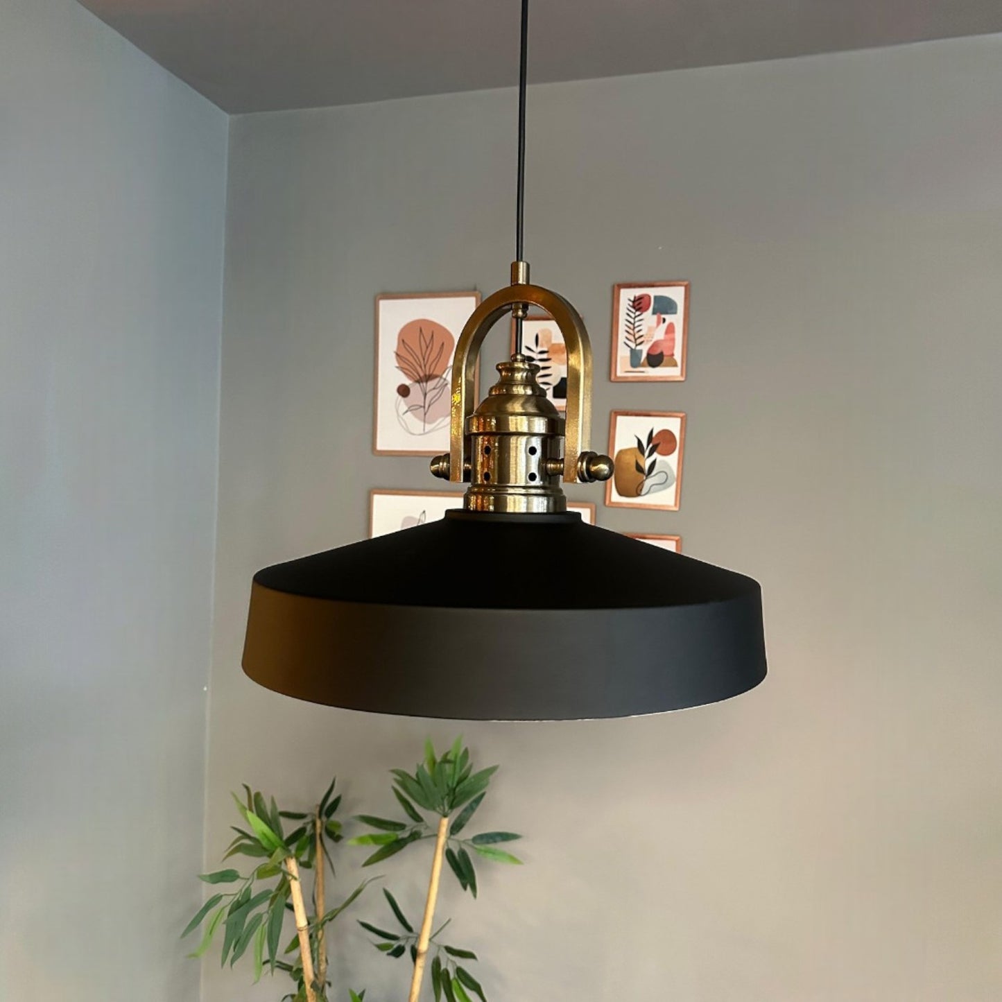 Pendelleuchte Ace-Finke Vintage Pendelleuchte Industrial aus Metall E27 Hängelampe