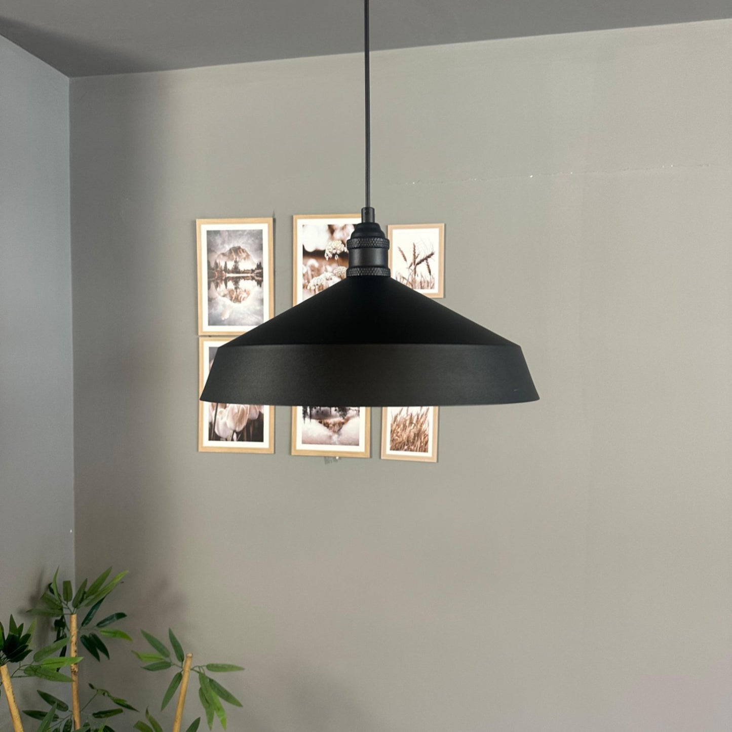 Pendelleuchte Lema Tulpe Ø37,5 cm, Metall Hängelampe