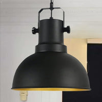 Pendelleuchte Bamyum Pendelleuchte I Ilias I Schwarz Ø30 cm Metall E27 Lampe