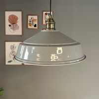 Pendelleuchte Carmelo Halbe Tulpe Ø35 cm, Metall Hängelampe ohne Leuchtmittel