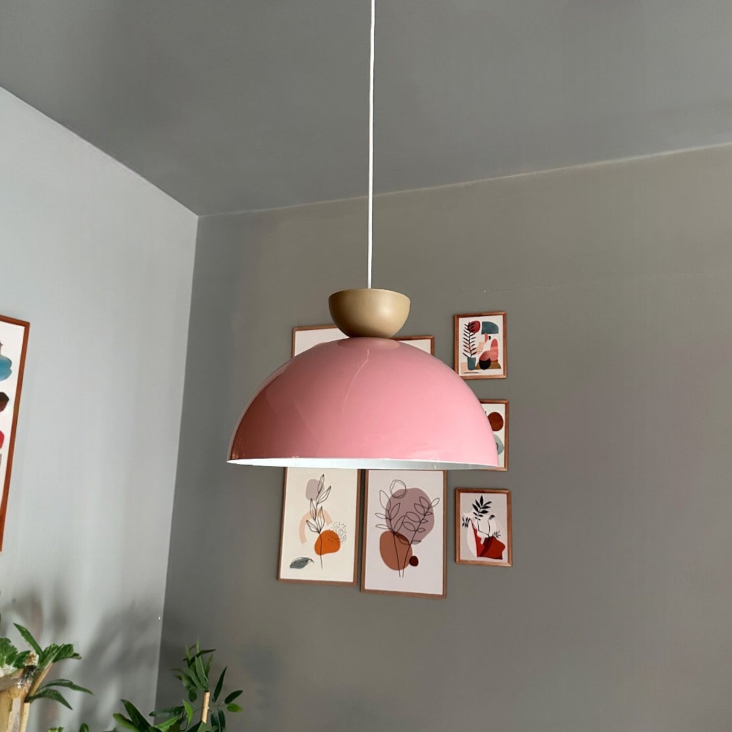 Hängelampe Yimpi 30 cm, Vintage Pendelleuchte