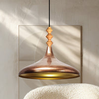 Pendelleuchte Champion Ø35 cm Metall E27 Moderne Lampe, Ohne Leuchtmittel