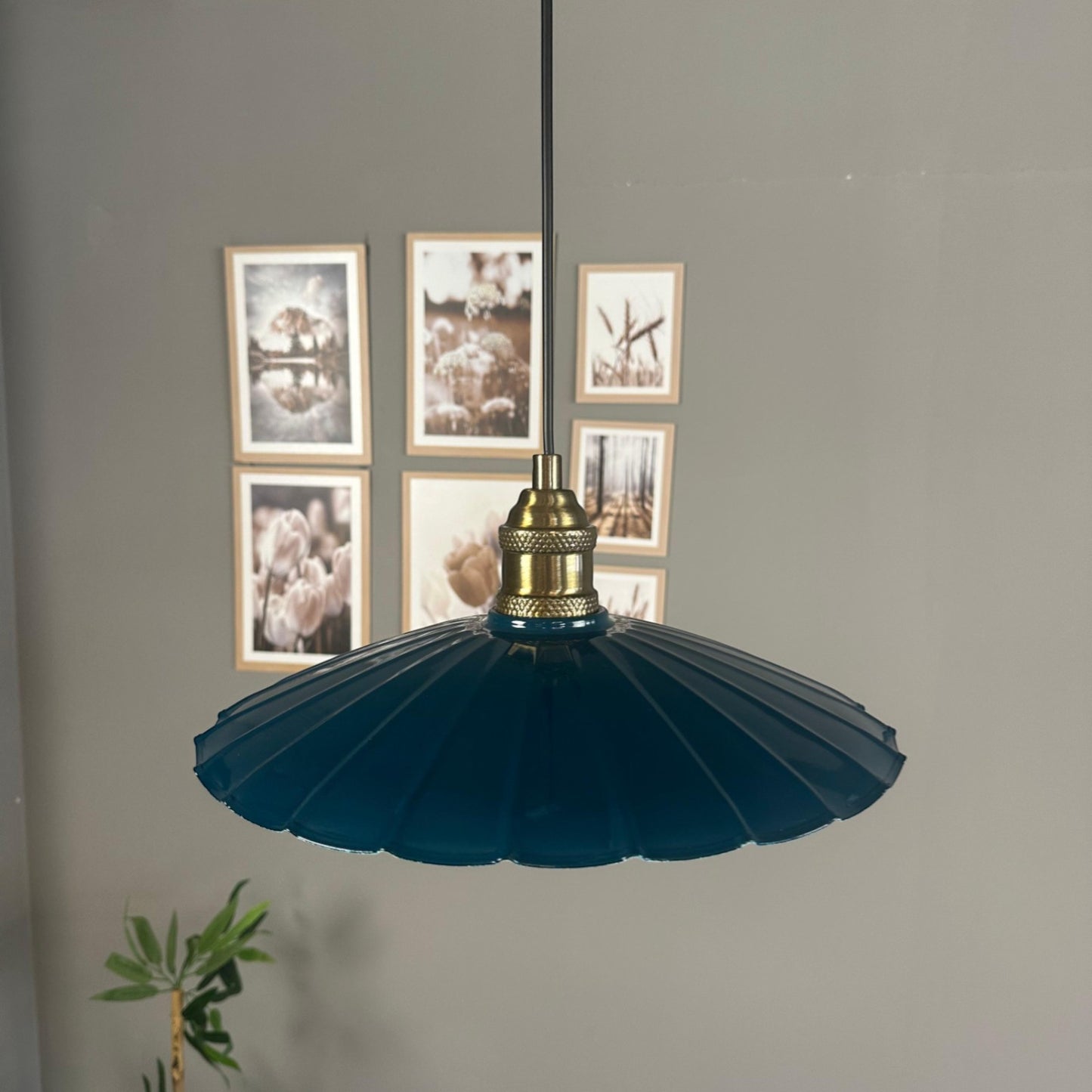 Pendelleuchte Risso Metall Ø34cm, Modern Hängelampe ohne Leuchtmittel