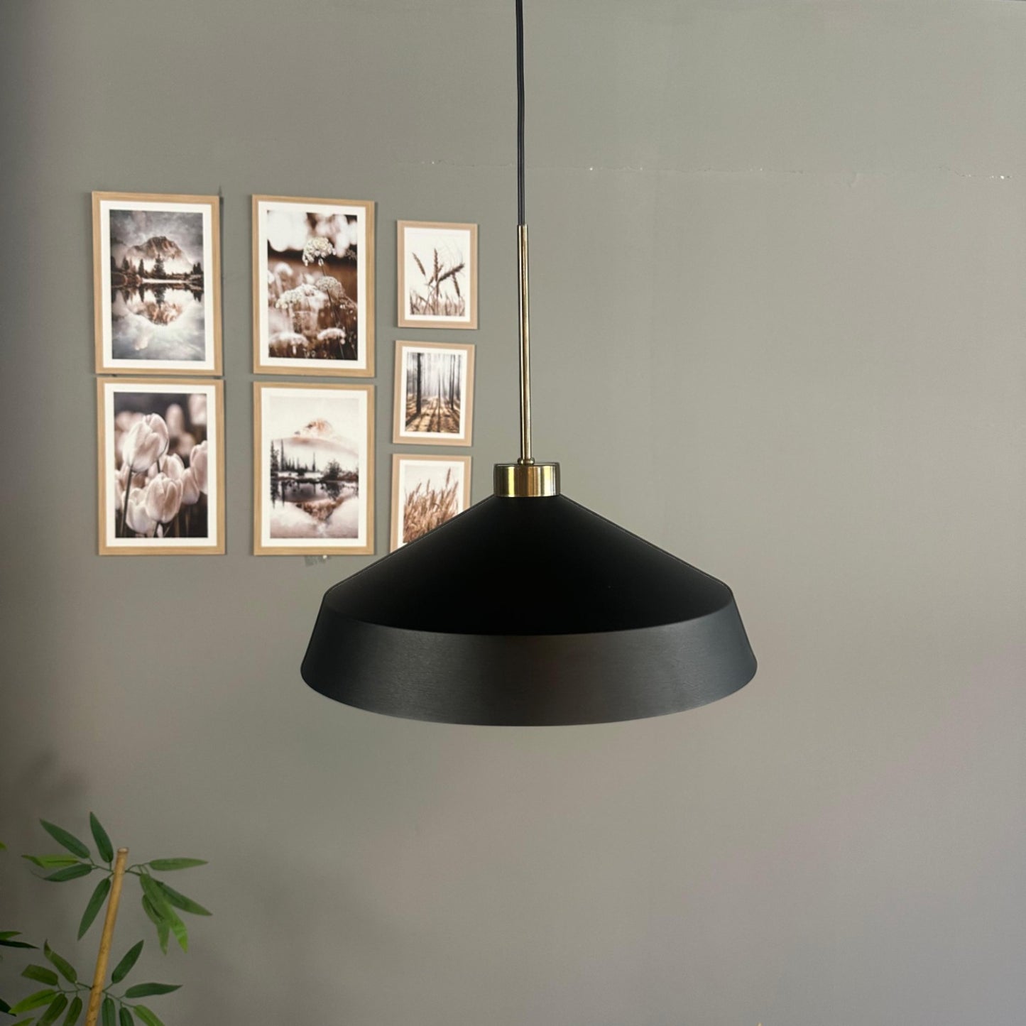 Pendelleuchte Lema Dünn Ø37,5 cm, Metall Hängelampe