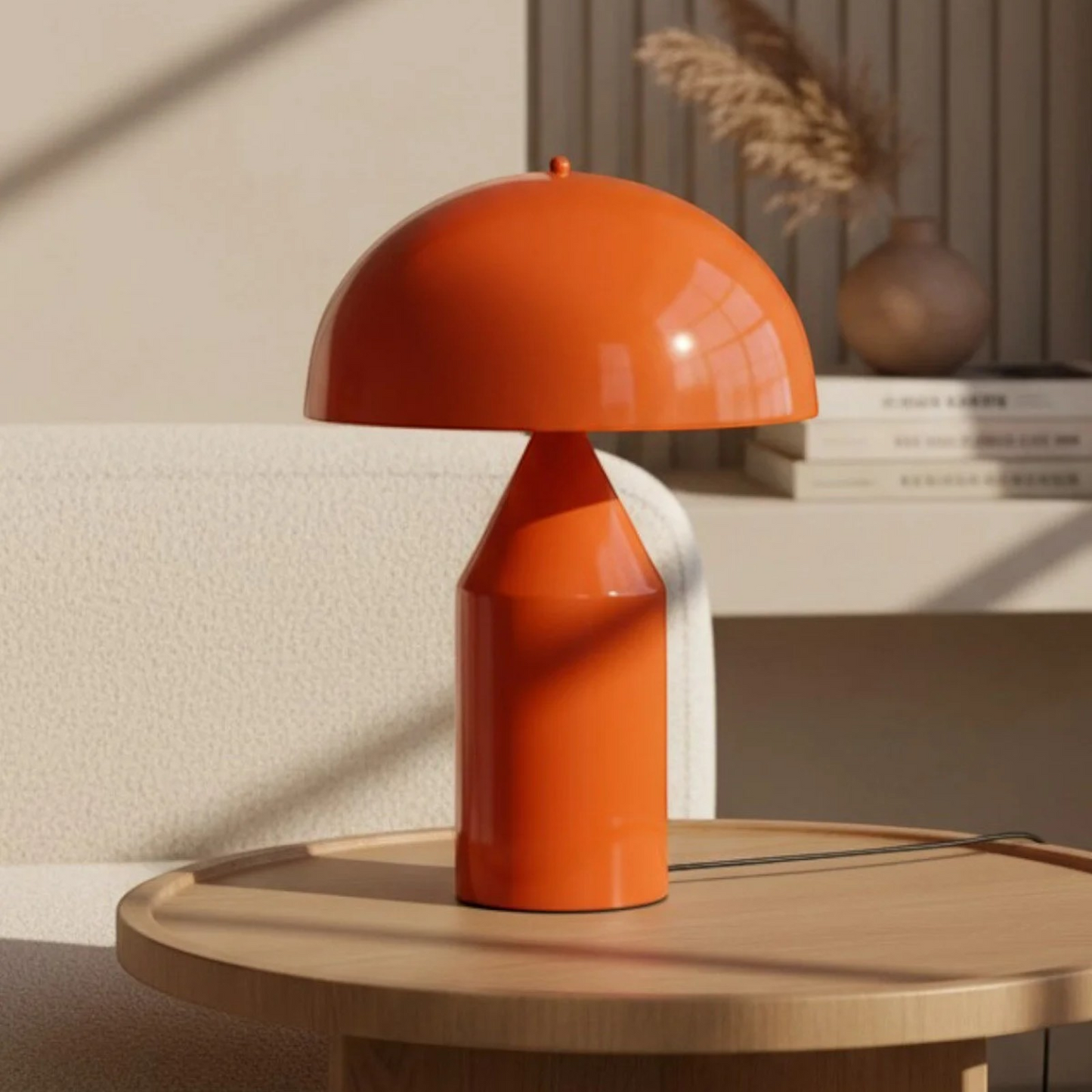 Pilz Tischlampe Metall