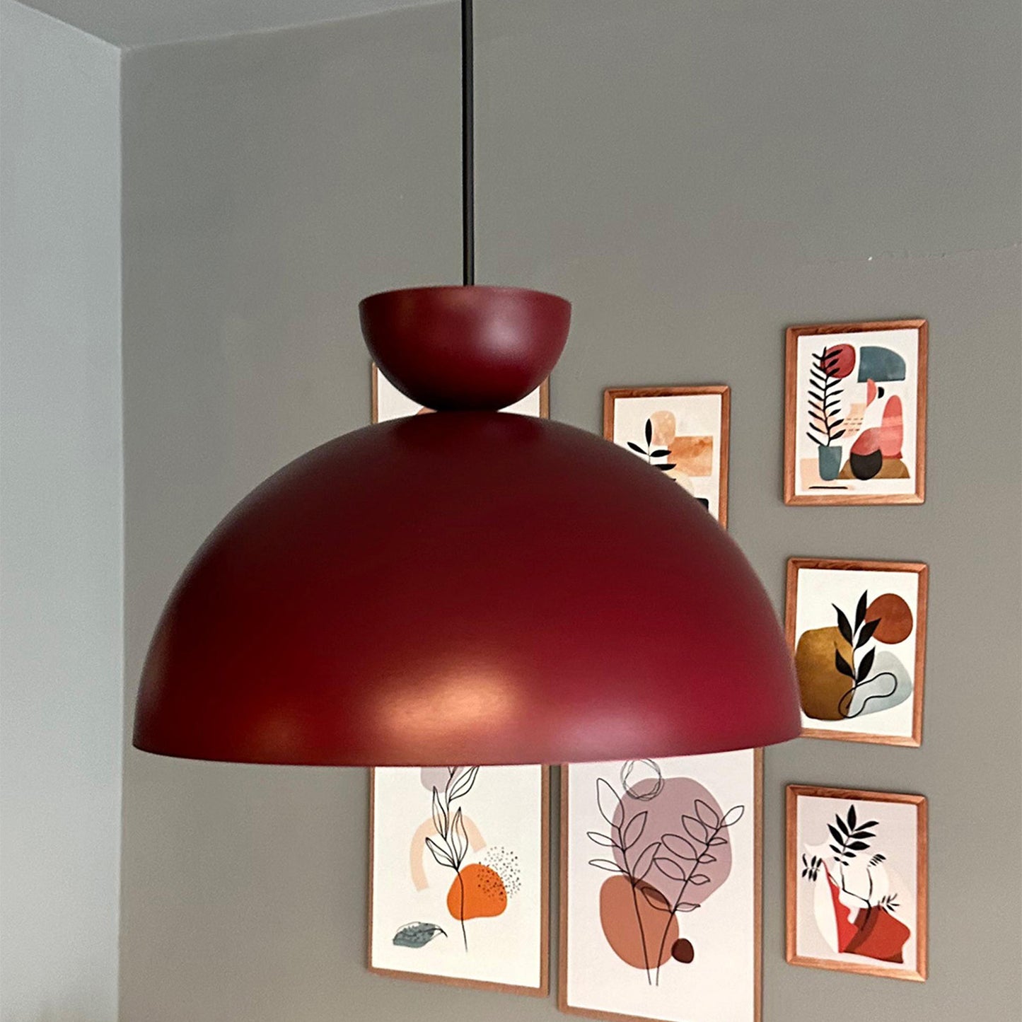 Pendelleuchte Yimpi Metall Ø30cm, Modern Hängelampe