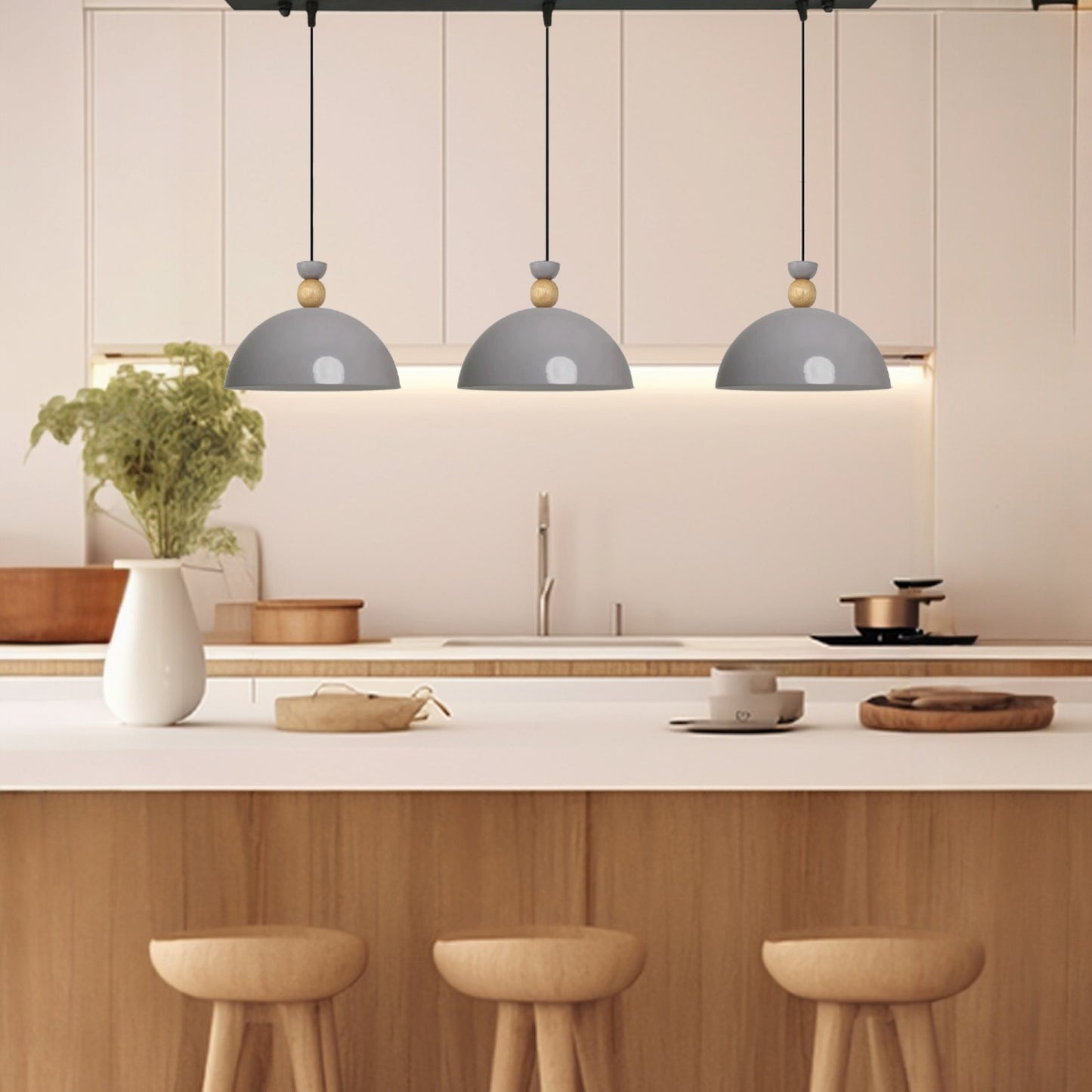 Pendelleuchte Yimpi Trio Metall Ø30cm, Modern Hängelampe