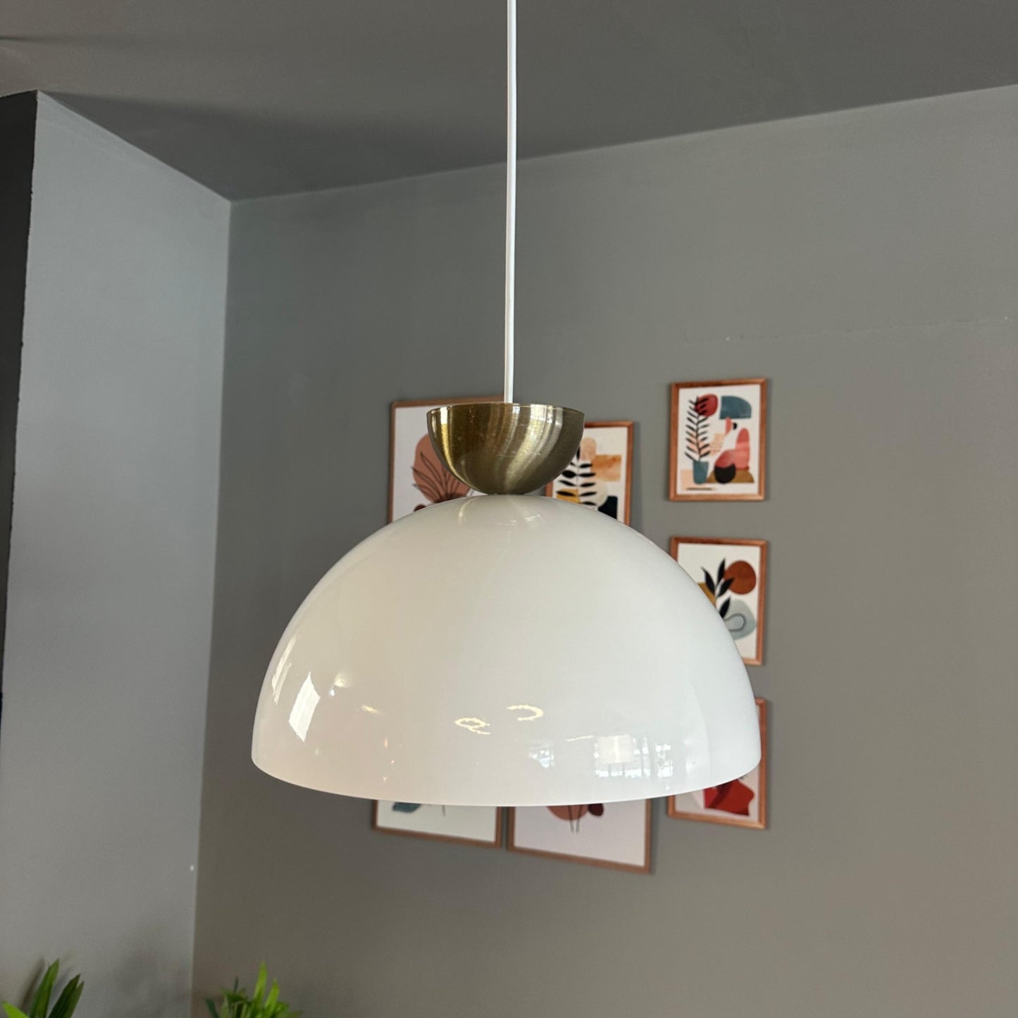 Pendelleuchte Metall Yimpi Wulst Holz Metall