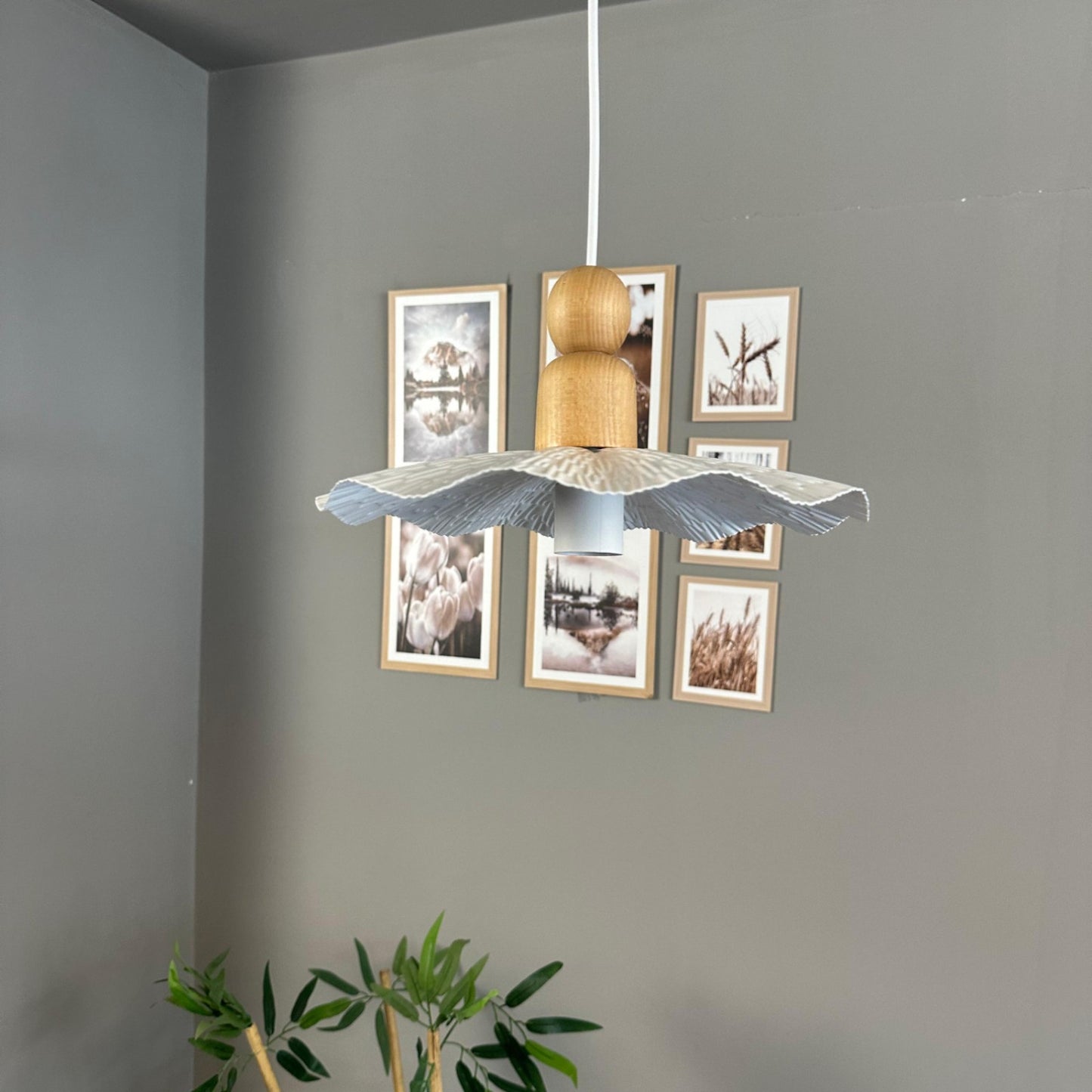 Pendelleuchte Teyra Metall Ø34cm, Modern Hängelampe