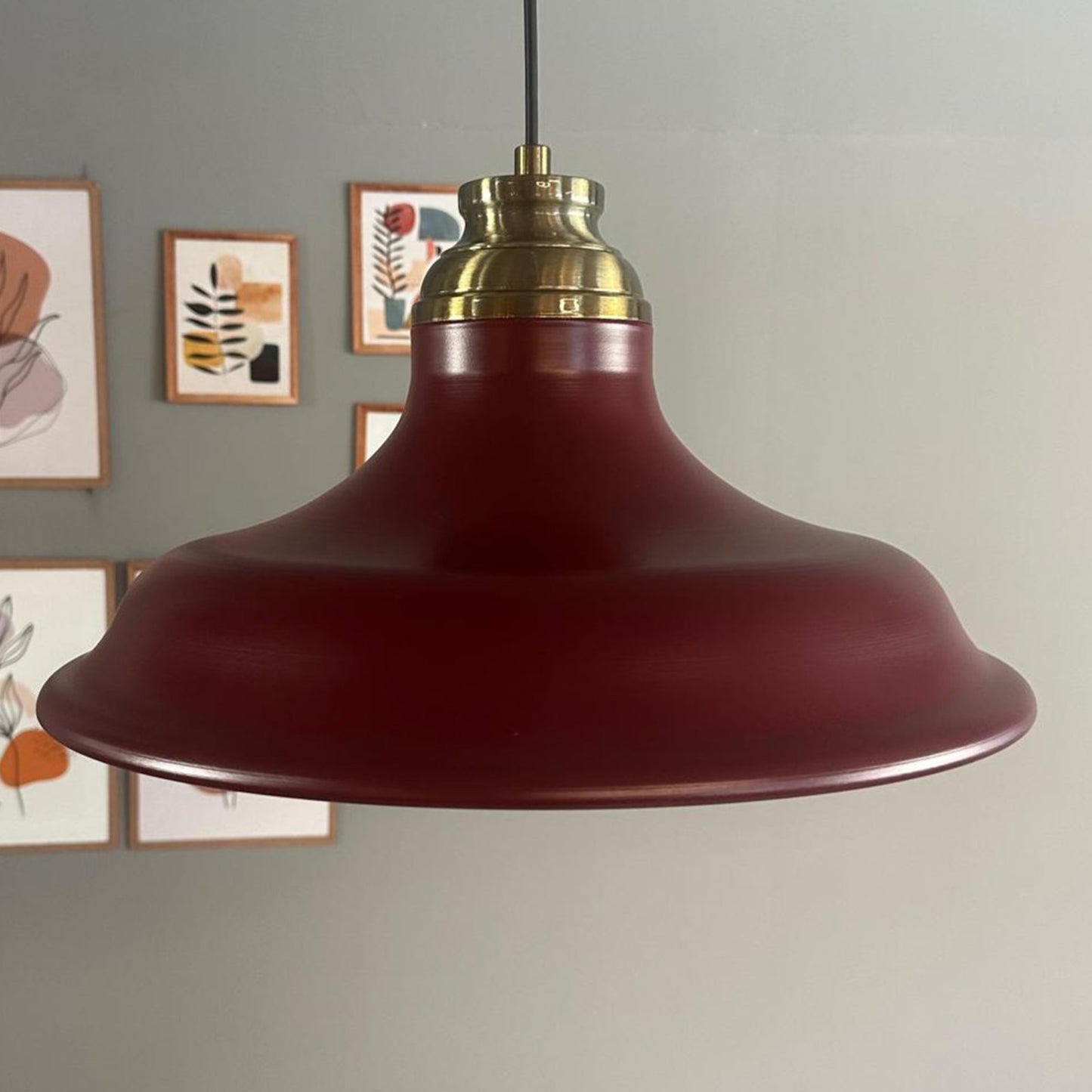 Pendelleuchte Bergo Ø40 cm, Metall Hängelampe