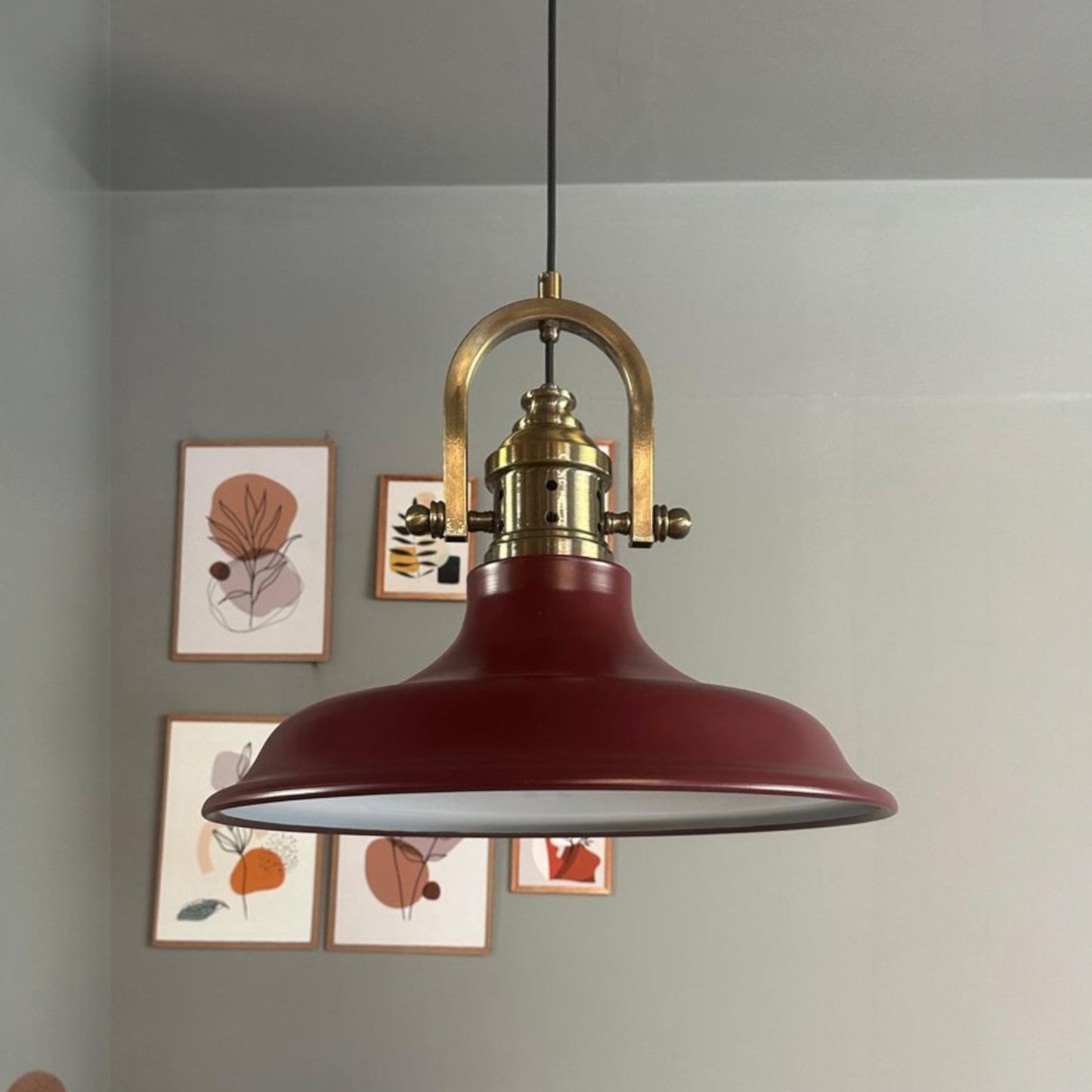 Bamyum Pendelleuchte Bergo Ø40 cm, Metall Hängelampe