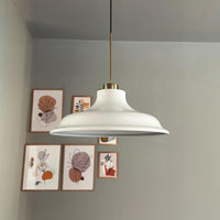 Pendelleuchte Bergo Dünn Ø40 cm, Metall Hängelampe