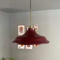 Pendelleuchte Bergo Dünn Ø40 cm, Metall Hängelampe