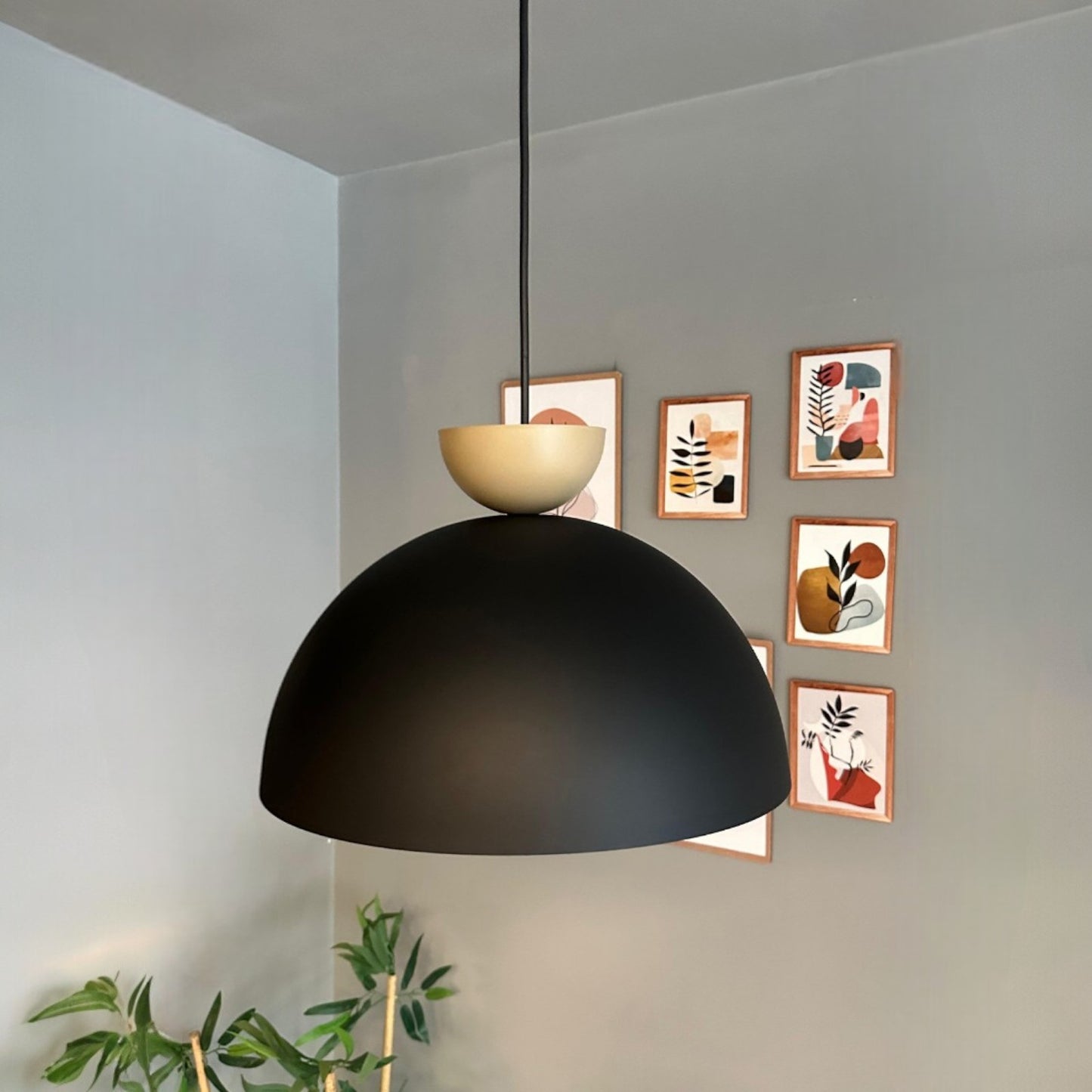 Hängelampe Yimpi 30 cm, Vintage Pendelleuchte