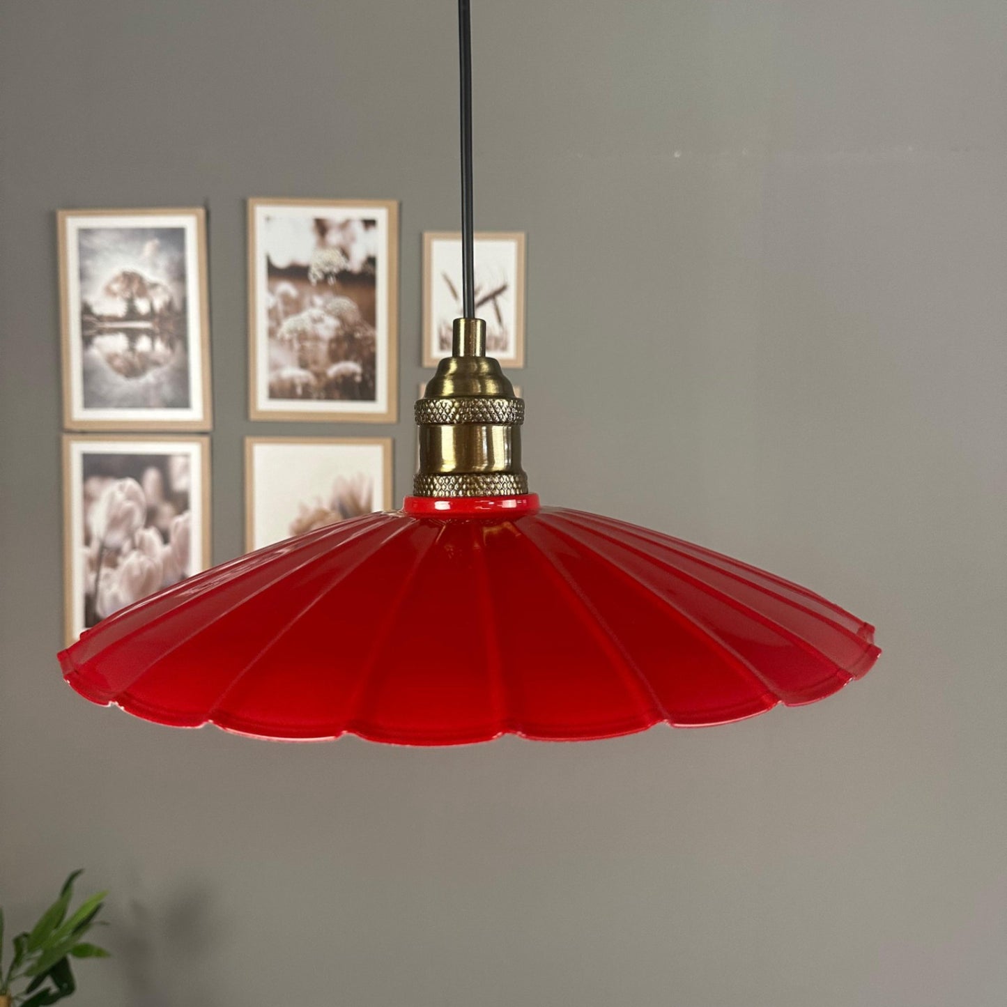 Pendelleuchte Risso Metall Ø34cm, Modern Hängelampe ohne Leuchtmittel