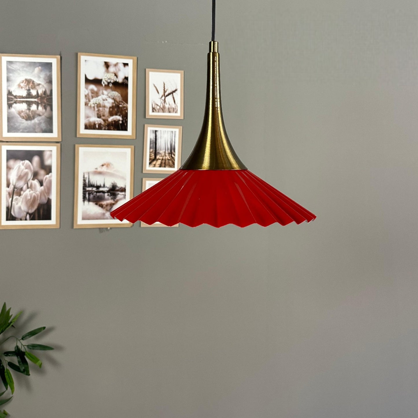 Pendelleuchte Avilla Kegel Metall, Modern Hängelampe