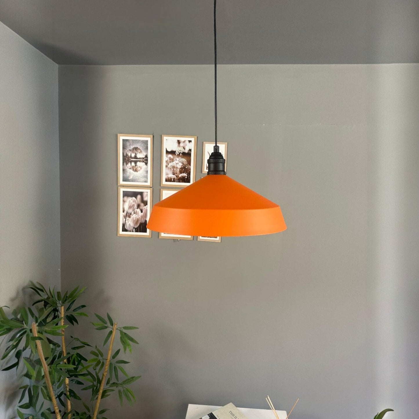 Pendelleuchte Lema Tulpe Ø37,5 cm, Metall Hängelampe