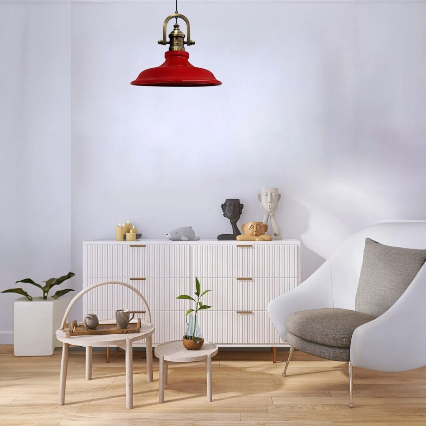 Bamyum Pendelleuchte Bergo Ø40 cm, Metall Hängelampe