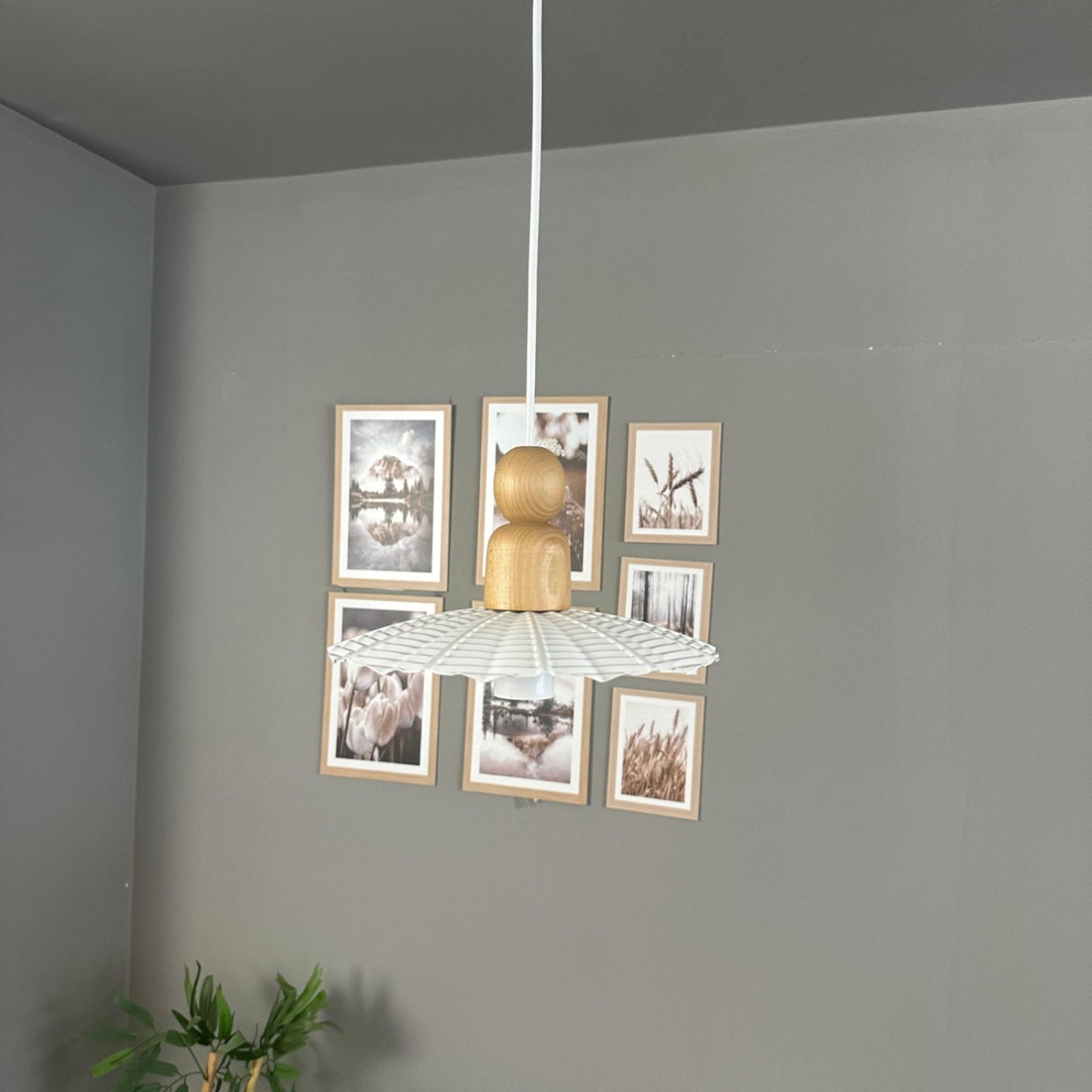 Pendelleuchte Moriva Metall Ø24cm, Modern Hängelampe