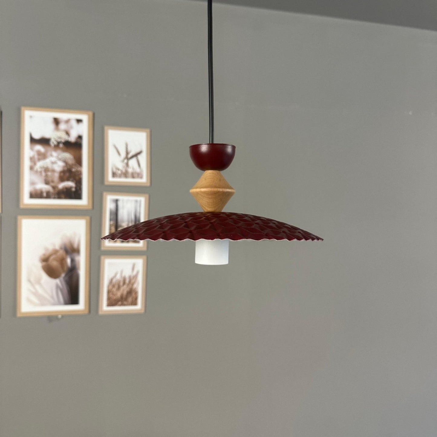 Pendelleuchte Zetra Metall Ø36cm, Modern Hängelampe