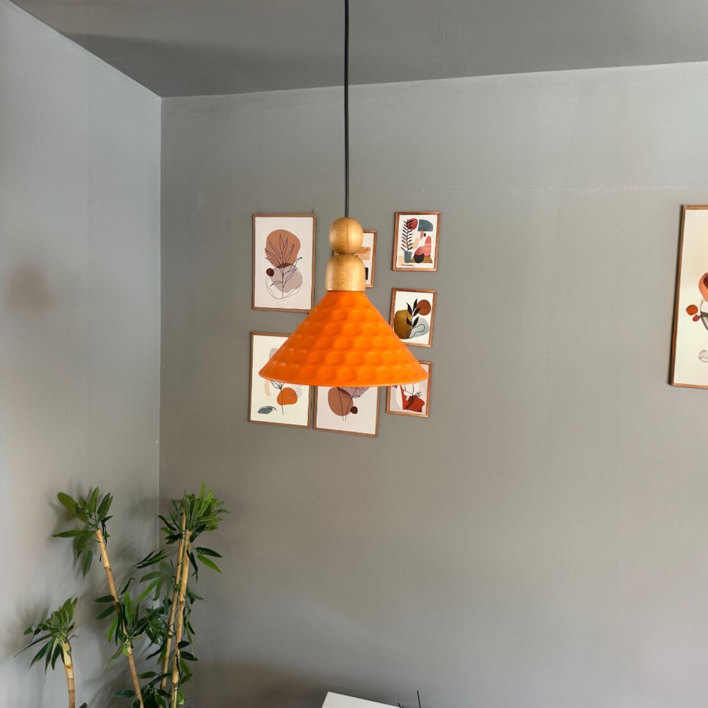 Pendelleuchte Pendelleuchte Rumy Perle Metall, Modern Hängelampe