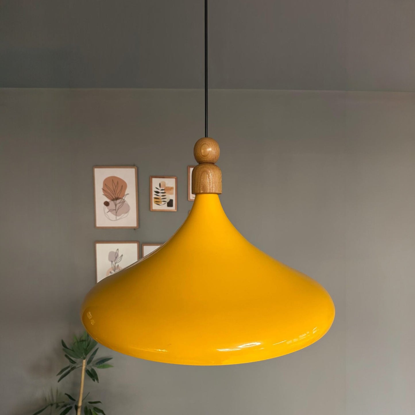 Pendelleuchte Champion XL Holz Metall Modern Pendelleuchte