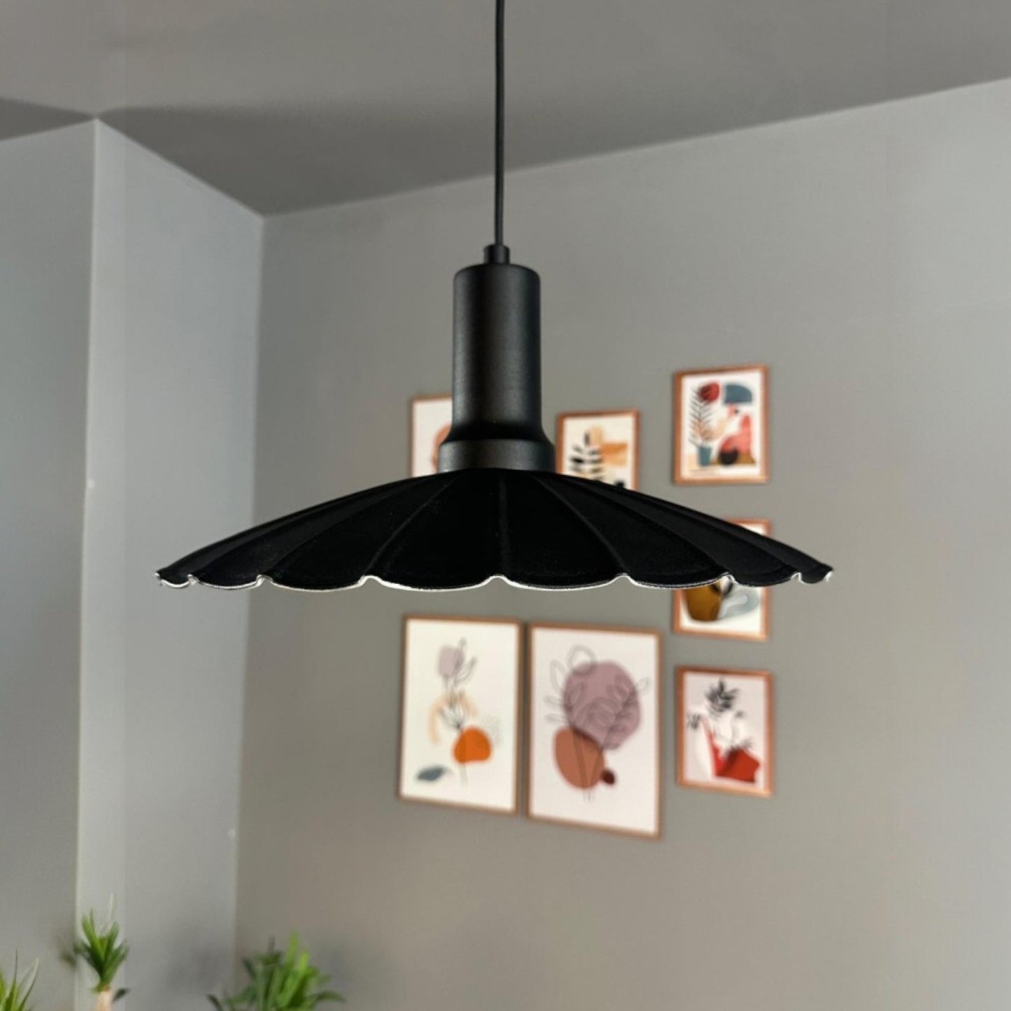 Pendelleuchte Risso Metall Ø34cm, Modern Hängelampe