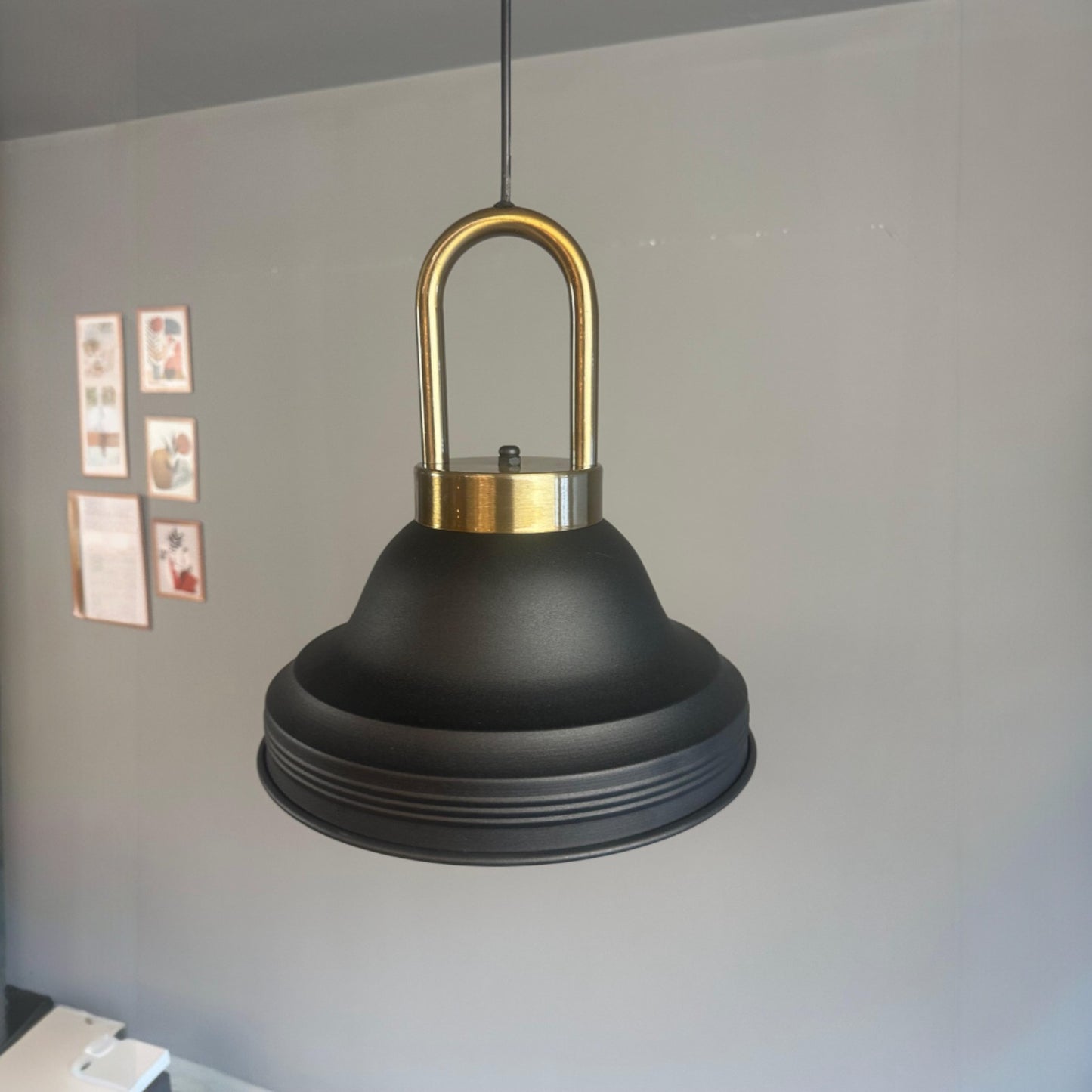 Pendelleuchte Asletl Hängelampe Industrial aus Metall Ø40 cm, Pendelleuchte Esstisch