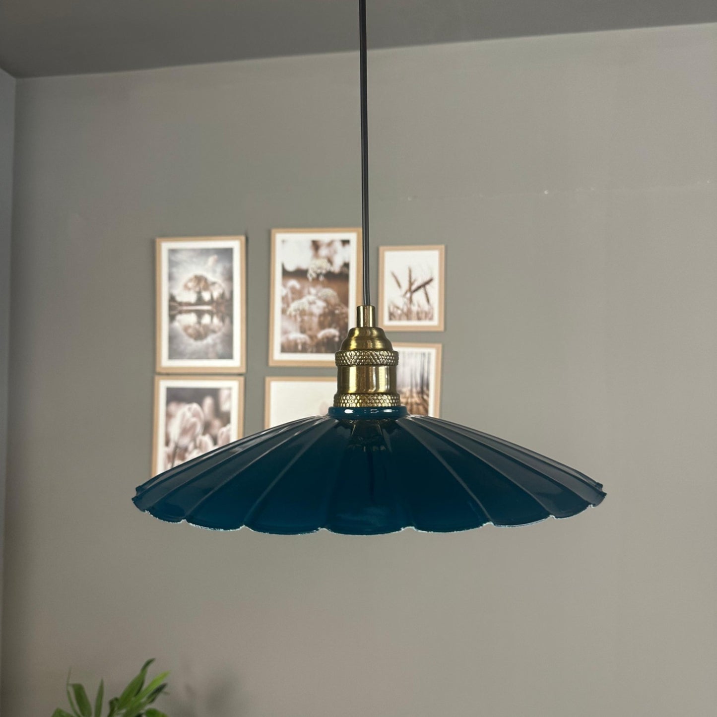 Pendelleuchte Risso Metall Ø34cm, Modern Hängelampe ohne Leuchtmittel