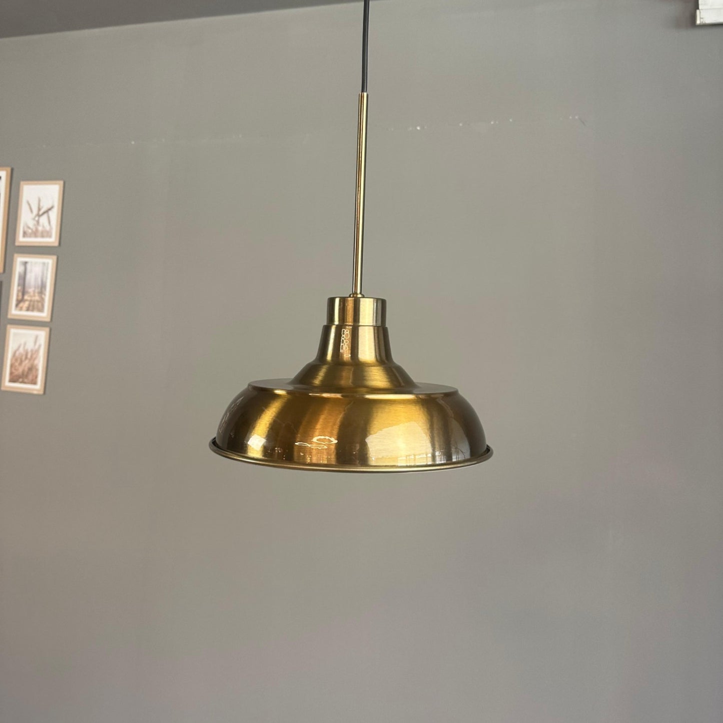 Pendelleuchte Veluna Metall Ø26cm, Modern Hängelampe