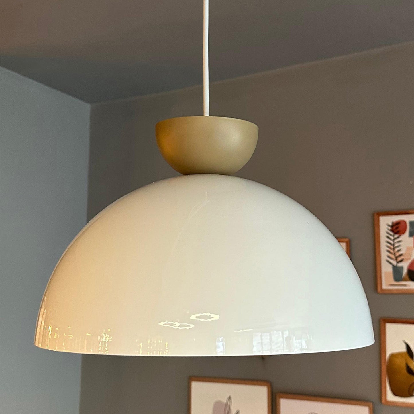 Hängelampe Yimpi 30 cm, Vintage Pendelleuchte