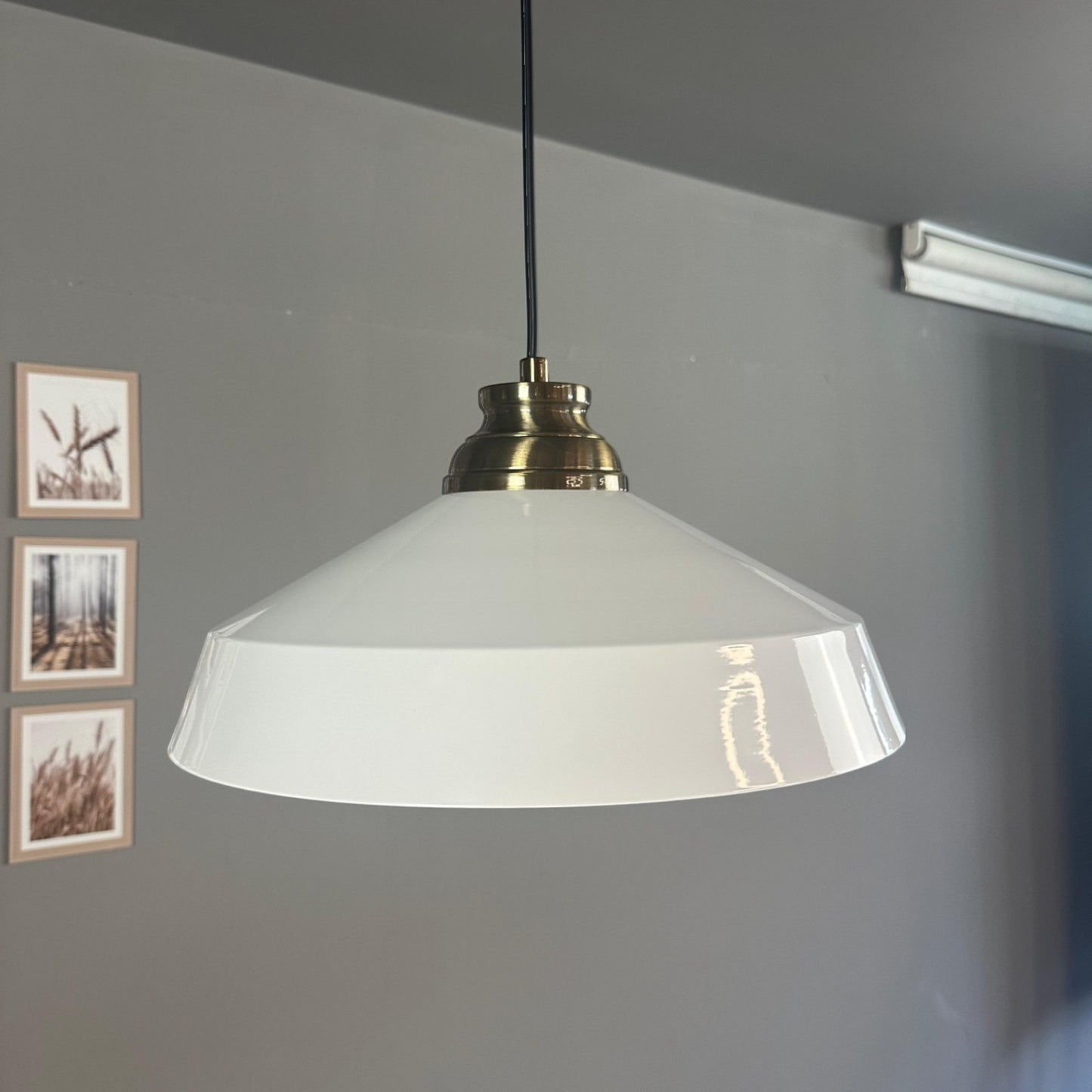 Pendelleuchte Lema Sanduhr Ø37,5 cm, Metall Hängelampe