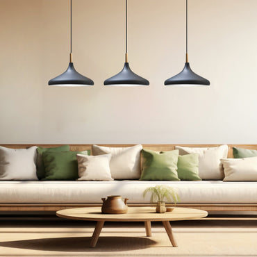 Pendelleuchte Champion Trio Metall Ø35cm, Modern Hängelampe