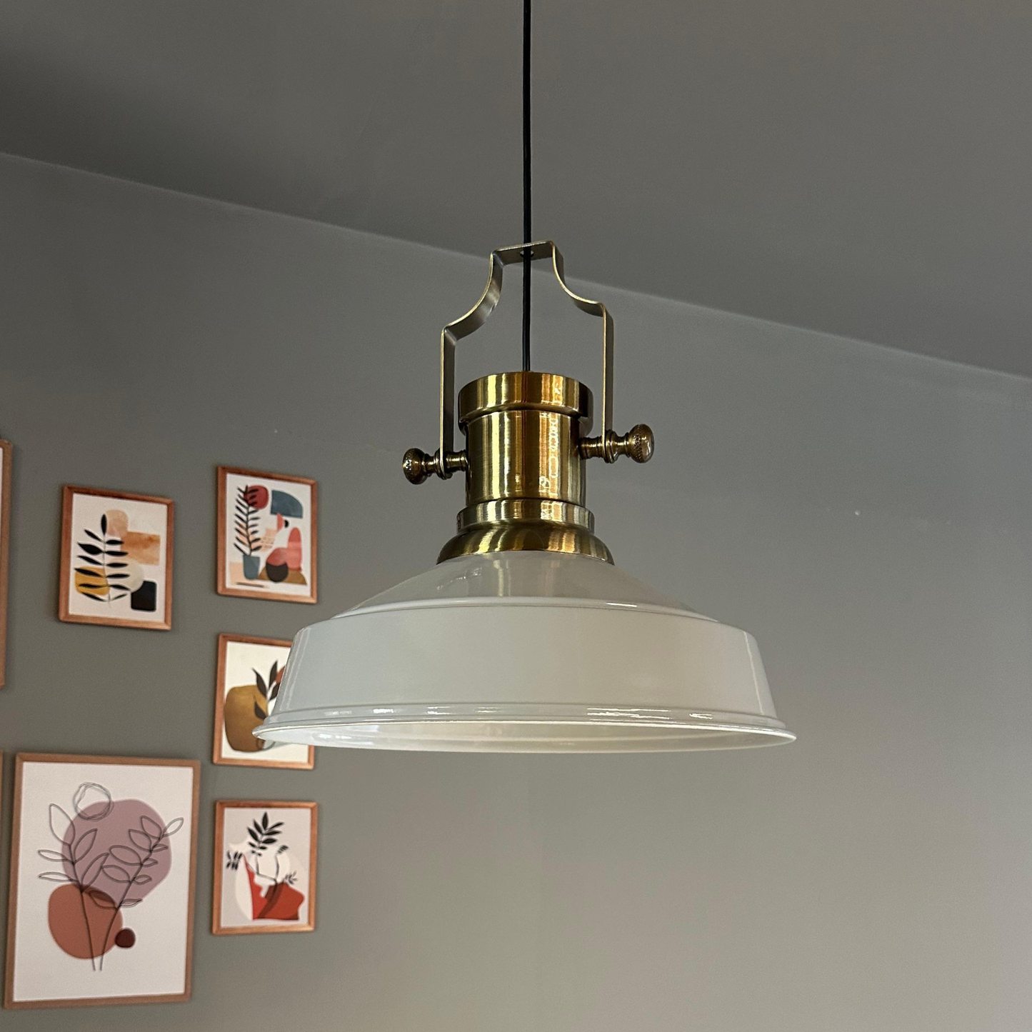 Pendelleuchte Carmelo Zylinder Ø35 cm, Metall Hängelampe