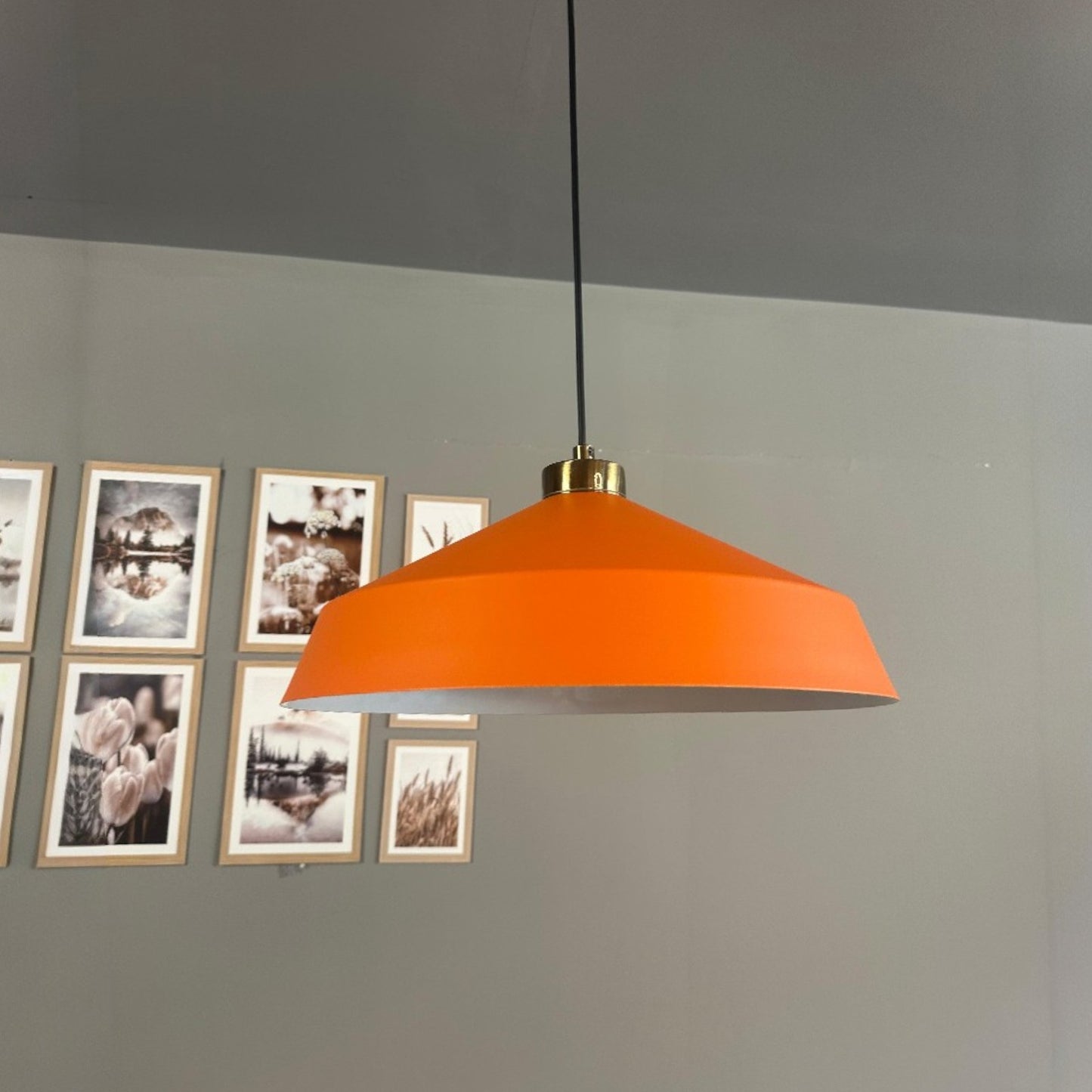 Pendelleuchte Lema Tulpe Ø37,5 cm, Metall Hängelampe