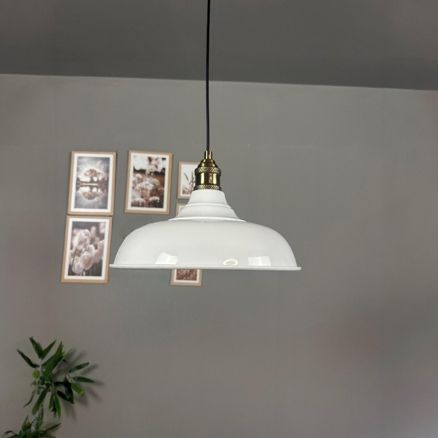 Pendelleuchte Nota Tulpe Ø31 cm, Metall Hängelampe