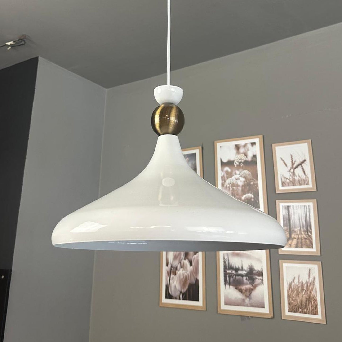 Pendelleuchte Ø35 cm Metall E27 Moderne Lampe, Ohne Leuchtmittel