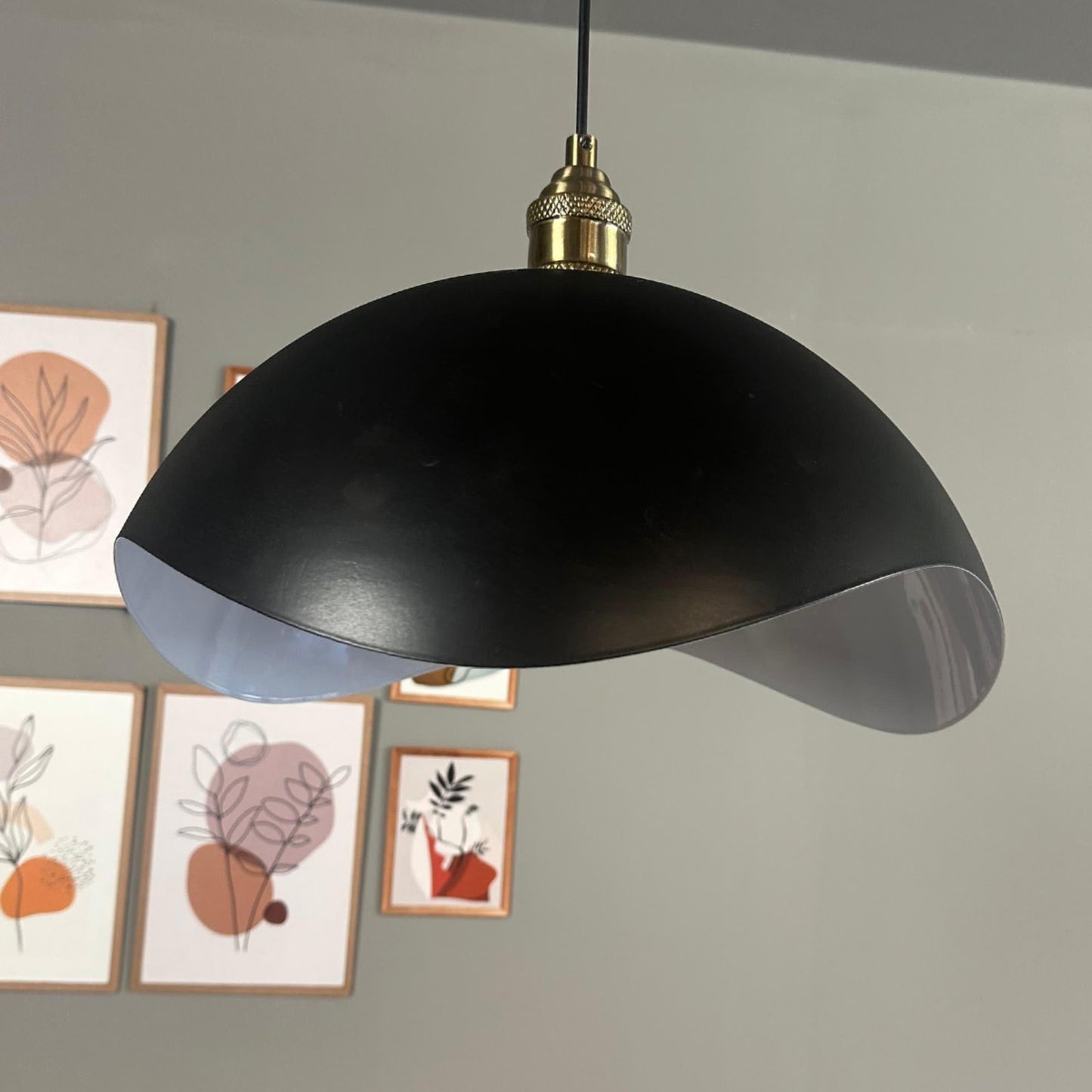 Pendelleuchte Luna Pendelleuchte 40 cm, Metall E27 Moderne Hängelampe