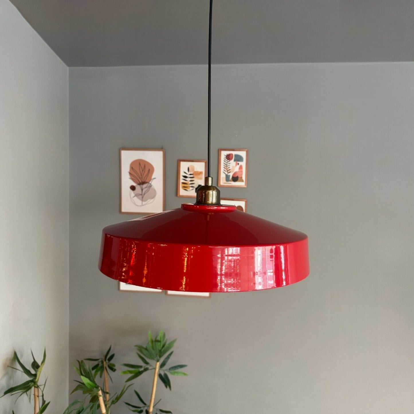 Ace Hängelampe Ø40 cm, Pendelleuchte Vintage, Hängelampe Industrial aus Metall E27