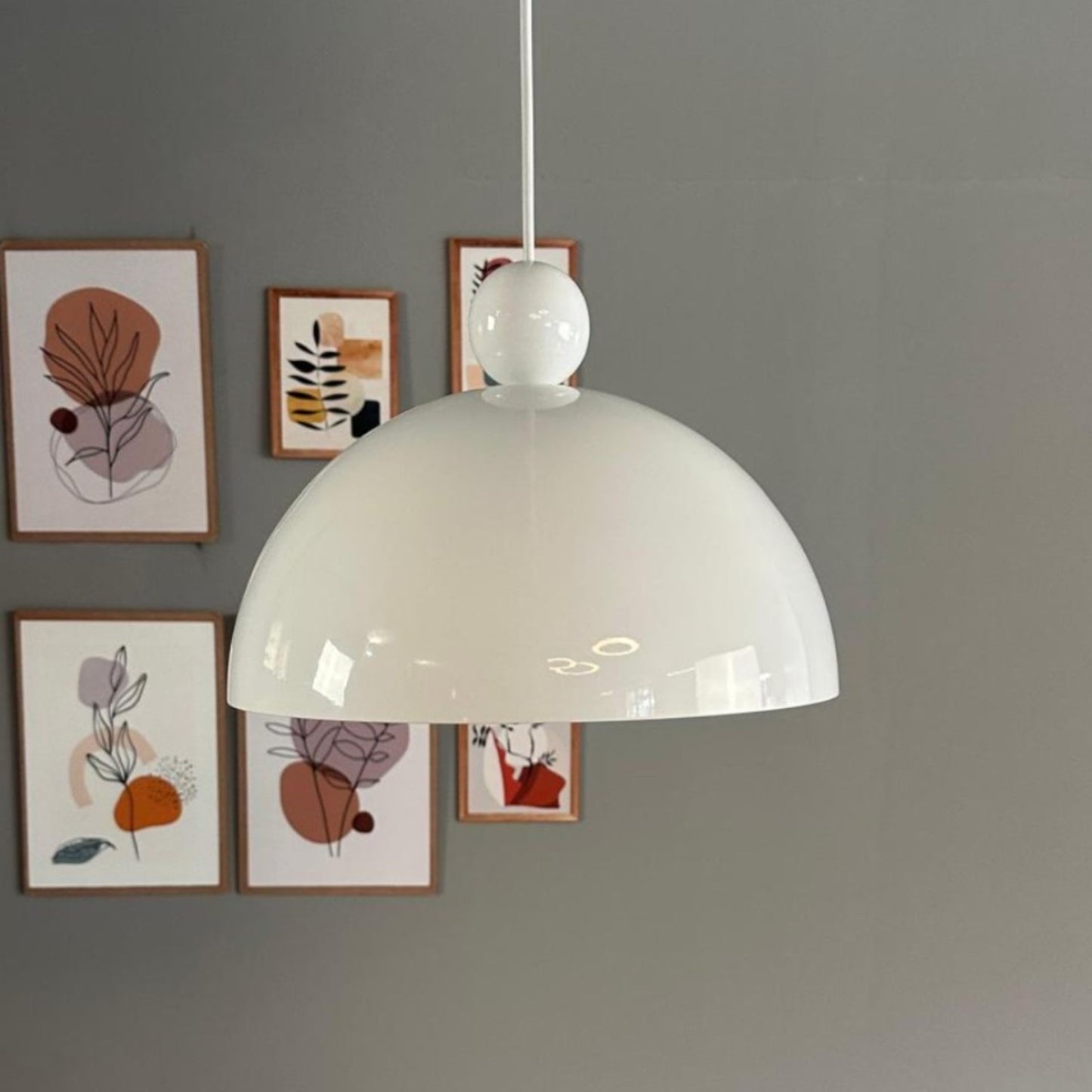 Pendelleuchte Yimpi Wulst Metall Ø30cm, Modern Hängelampe