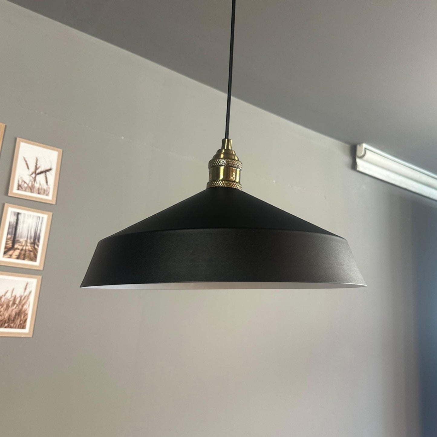 Pendelleuchte Lema Tulpe Ø37,5 cm, Metall Hängelampe