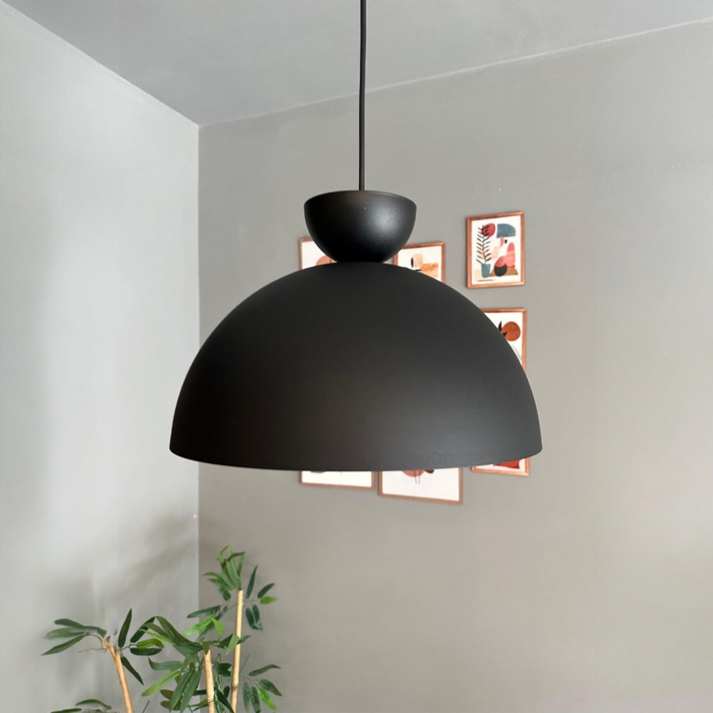 Pendelleuchte Yimpi Metall Ø30 cm, E27, Vintage Pendelleuchte