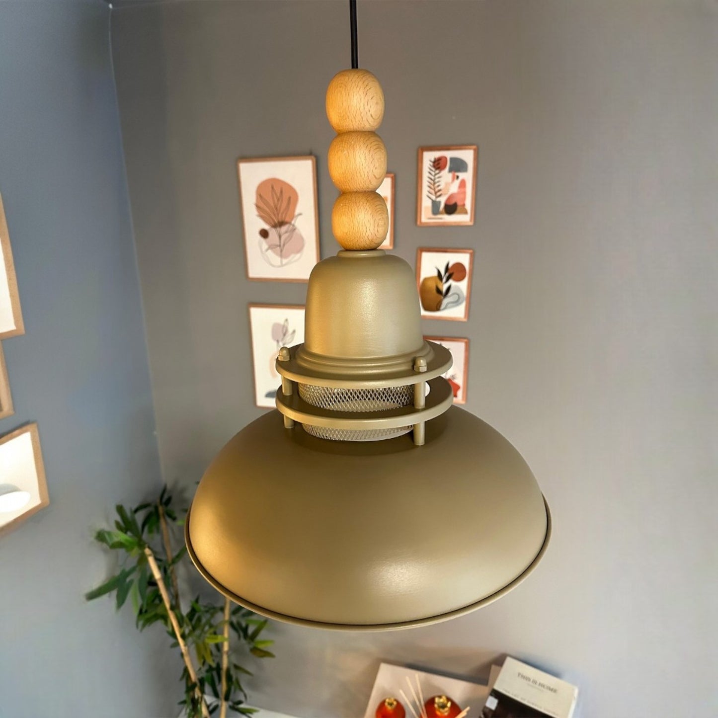 Hängelampe Torchia 34 cm Metall Vintage Lampe